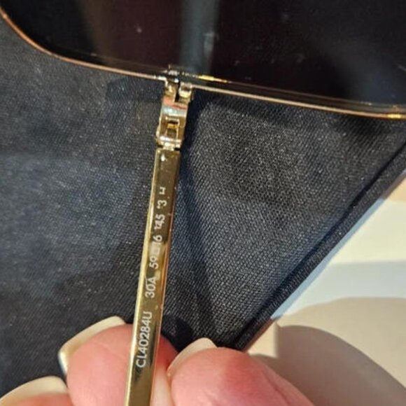 Authentic Céline Gold Sunglasses - Current Model - With Suede Case - Picture 3 of 7